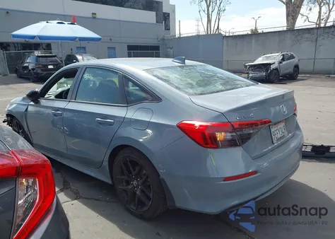 2022 Honda Civic Sport z USA, uszkodzony, nr VIN 2HGFE2F58NH608315